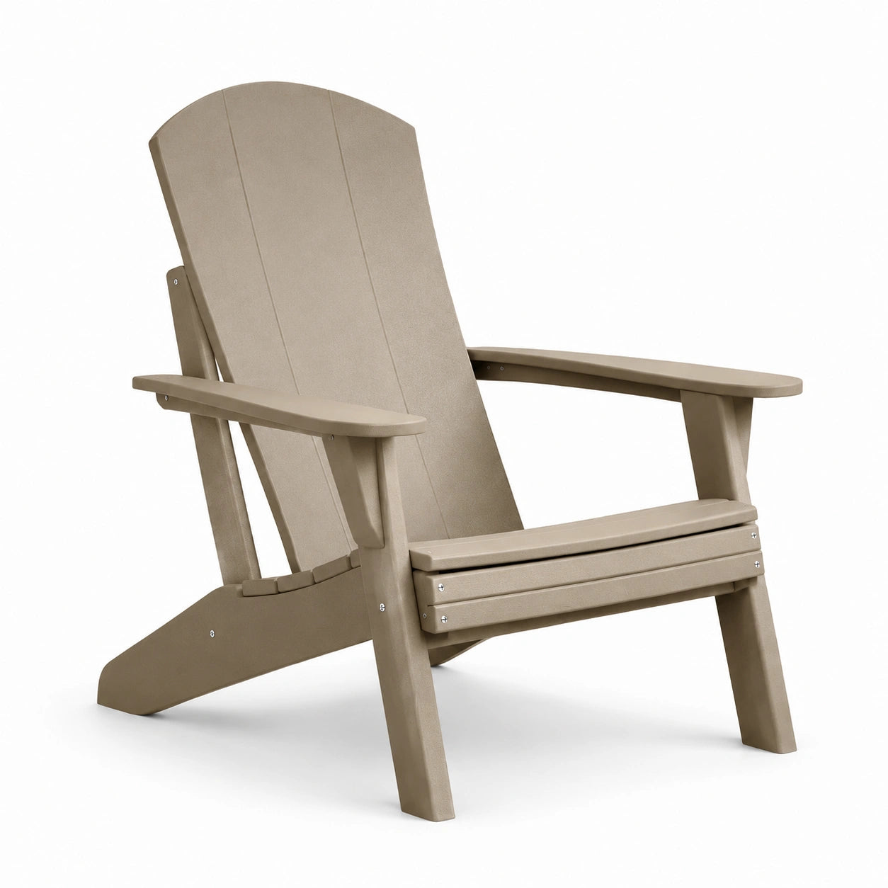 Silla Adirondack de Resina Sintética Beige